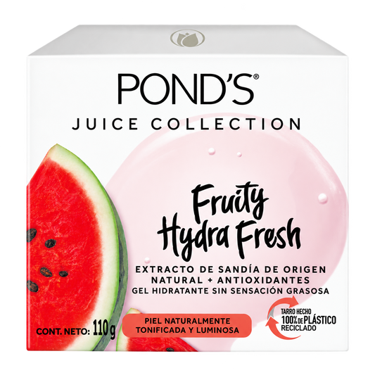 GEL HID PONDS FRUITY SAN FCO 110G — fondo transparente, formato 1:1