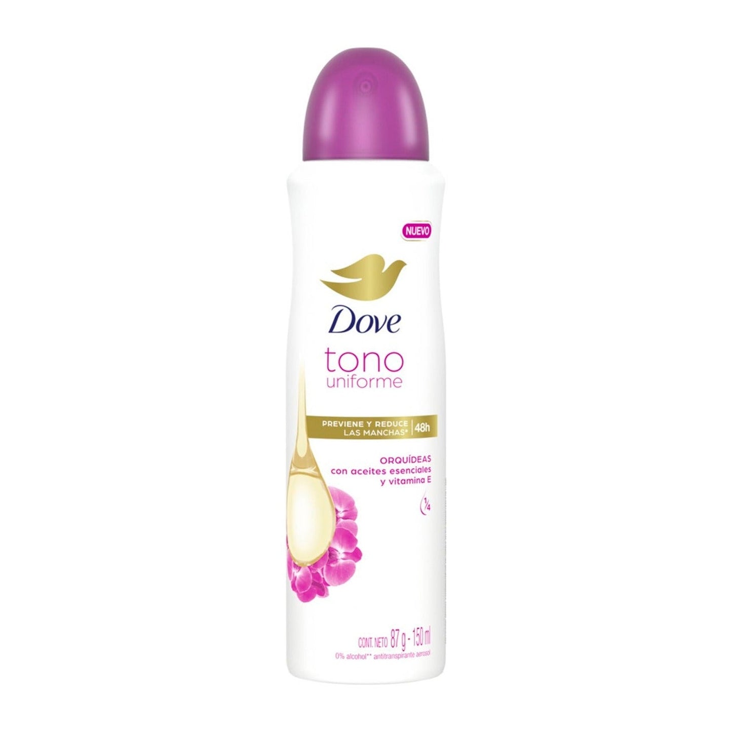 DESOD DOVE T UNI ORQUID SPY 150ML