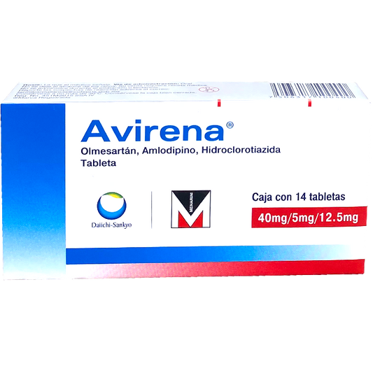 AVIRENA 40 5 12 5MG TAB 14