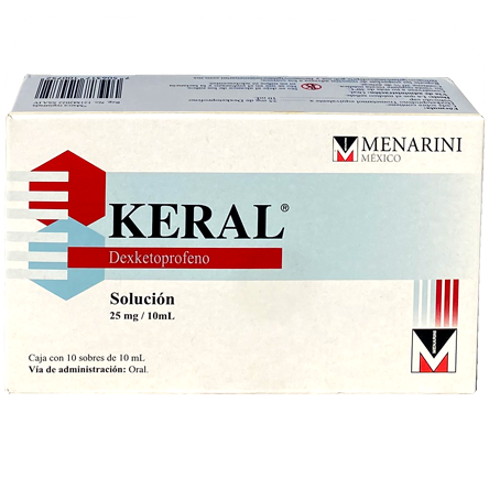 KERAL SOL 25MG 10ML C 10 SOB