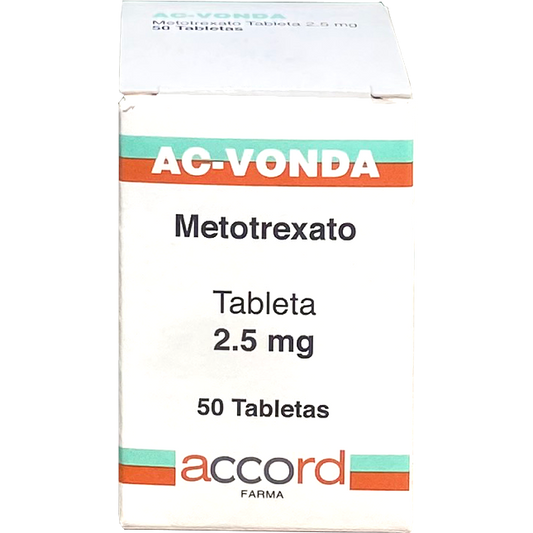 Metotrexato AC VONDA 2 5MG C 50 TAB