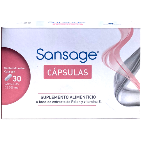 SANSAGE SUP ALIM 500MG CAPS 30
