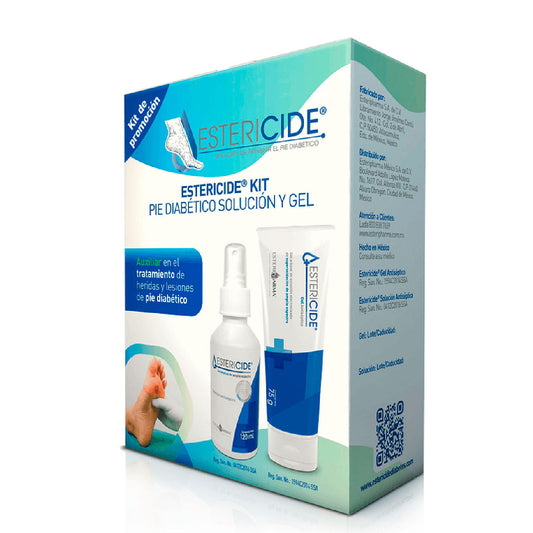 ESTERICIDE KIT PIE DIABET SOL Y GEL