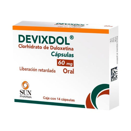 DEVIXDOL 60MG CAP 14