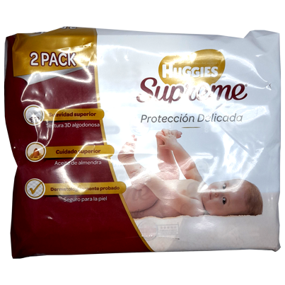 TAS HUM HUGGIES SUPREME 2PACK C 80