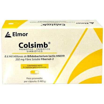 COLSIMB SUP ALIM  250 MG CAP 15