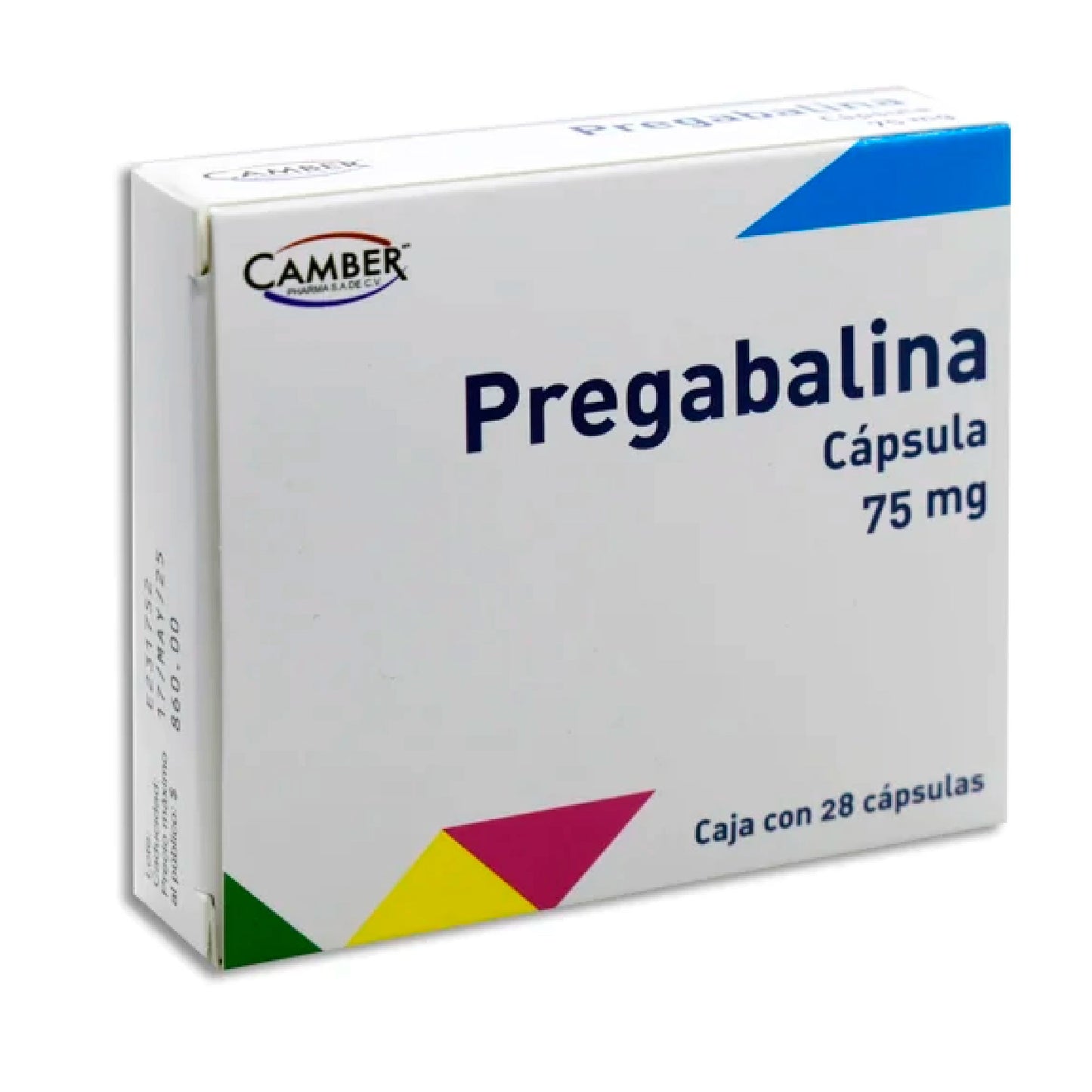 PREGABALINA 75MG C 28 CAPS CAMBER