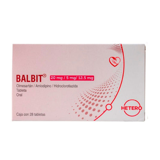 BALBIT 28 TABS  20MG 5MG 12 5M