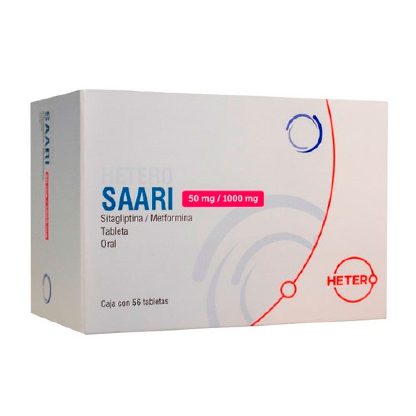 SAARI 56TABS 50MG 1000MG