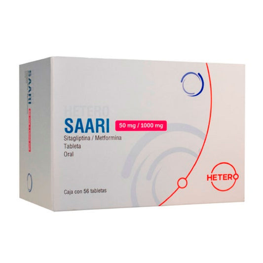 SAARI 56TABS 50MG 1000MG