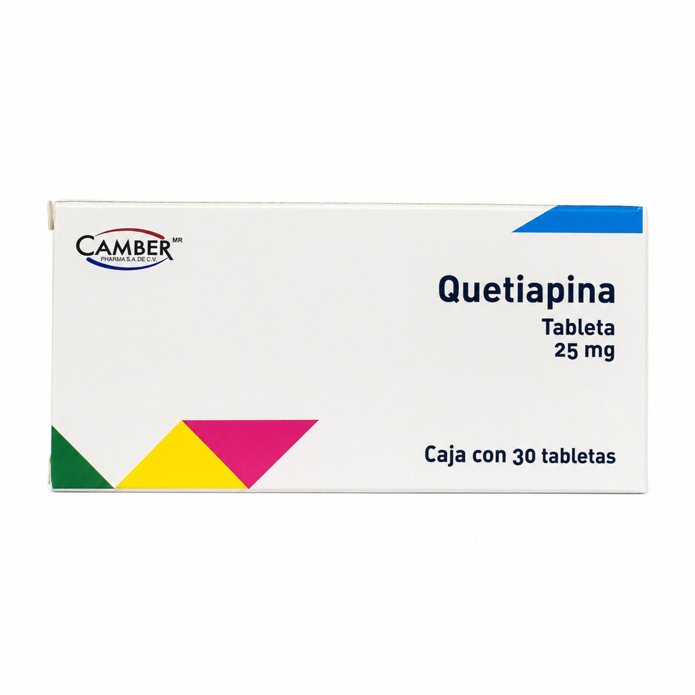 QUETIAPINA 25MG C 30 TAB CAMBER - 7506442705211