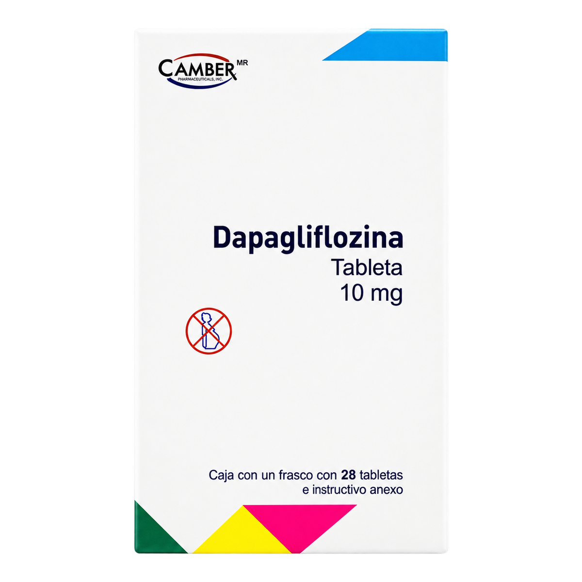 DAPAGLIFLOZINA 10MG C 28TAB  CAMBER — fondo transparente, formato 1:1