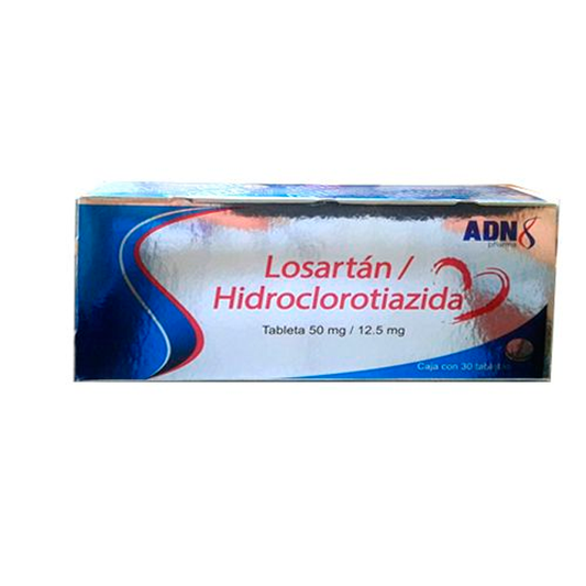 ADN PHARMA LOSARTAN HIDRO 50 12 5MG C 30 TAB