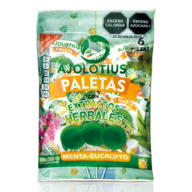 AJOLOTIUS BOLSA DE PALETAS C 6PZAS