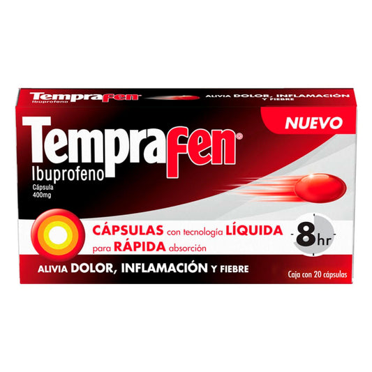 TEMPRAFEN 400 MG 20 CAPS