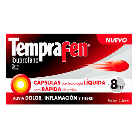 TEMPRA FEN 400 MG 10 CAPS