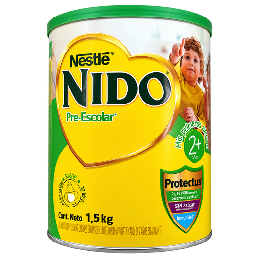 NIDO 2  PRE ESCOLAR 1 5KG — fondo transparente, formato 1:1