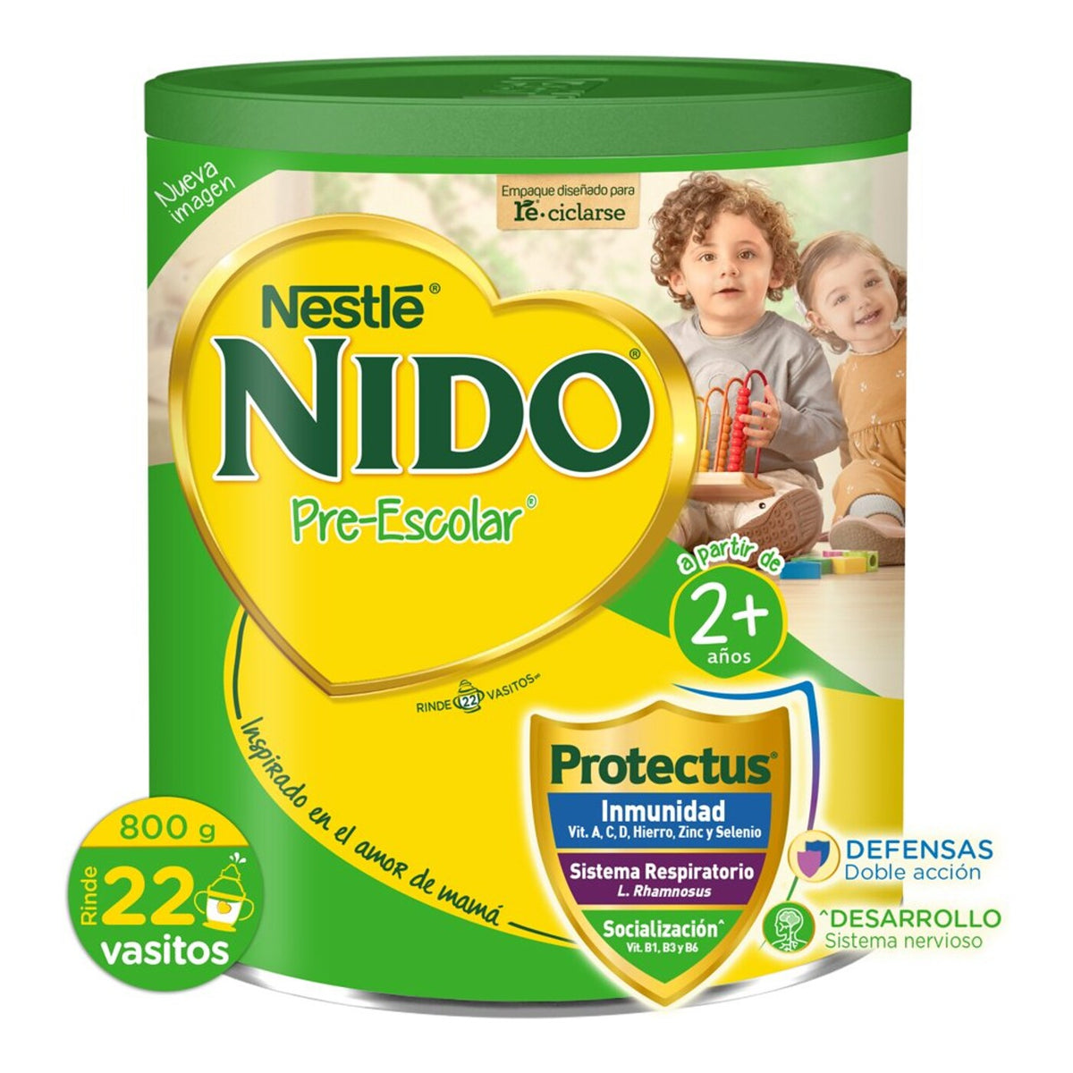 Nido Preescolar 2+ 800 g