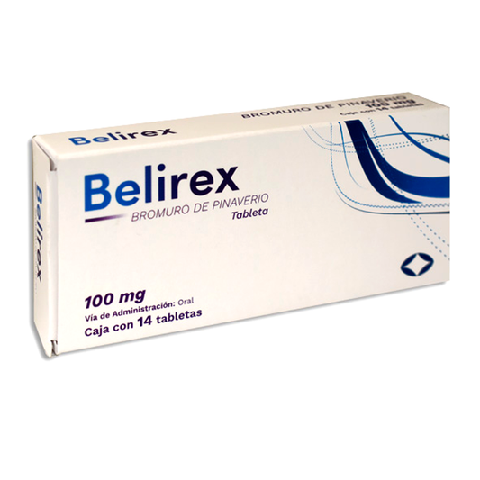 BELIREX 100MG CAJA 14TAB Bromuro de Pinaverio SUANCA