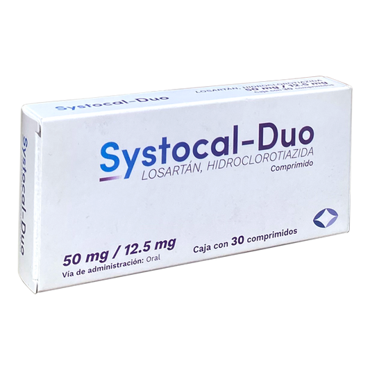 SYSTOCAL DUO 50MG 12.5MG C30 Losartan Hidroclorotiazol SUANCA
