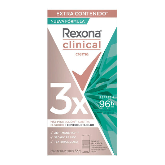 DESOD REXONA CLIN REFRESH 3X 58G
