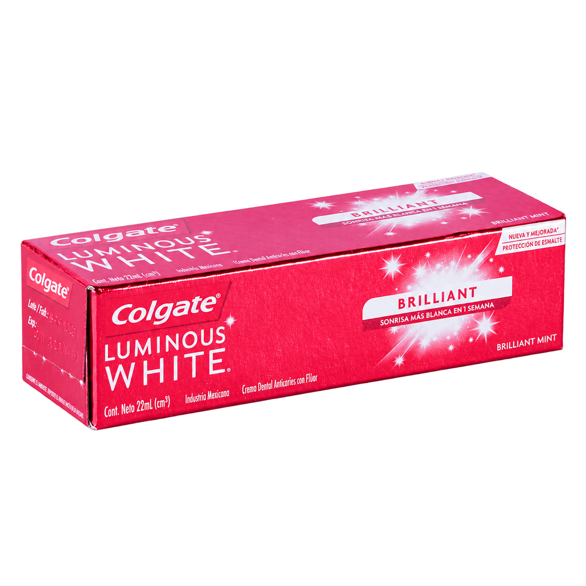 C D COLGATE LUMINOUS WHITE22 028 — fondo transparente, formato 1:1