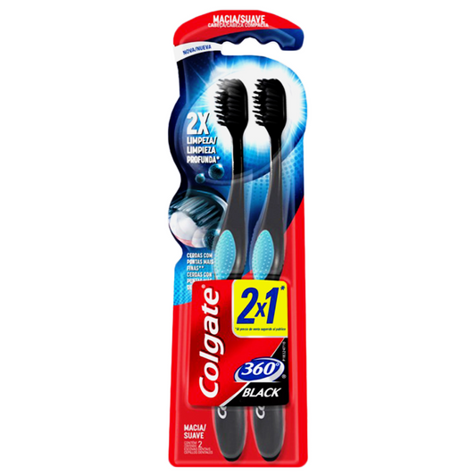 CEP DENT COLGATE 360 BLACK 2X1