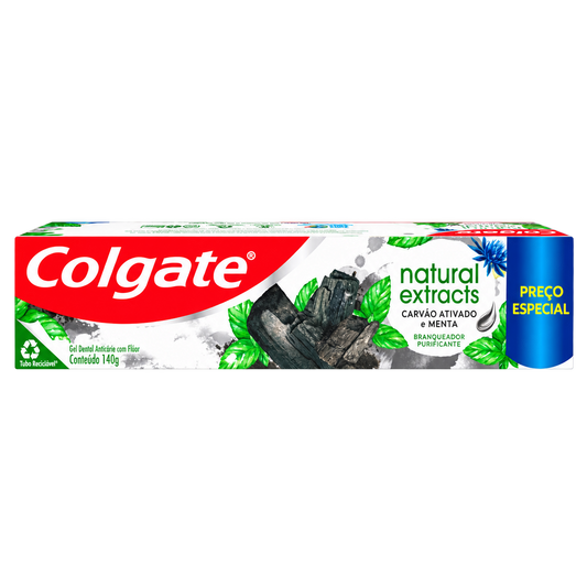 C D COLGATE NAT EXTRAC C ACT 140G — fondo transparente, formato 1:1
