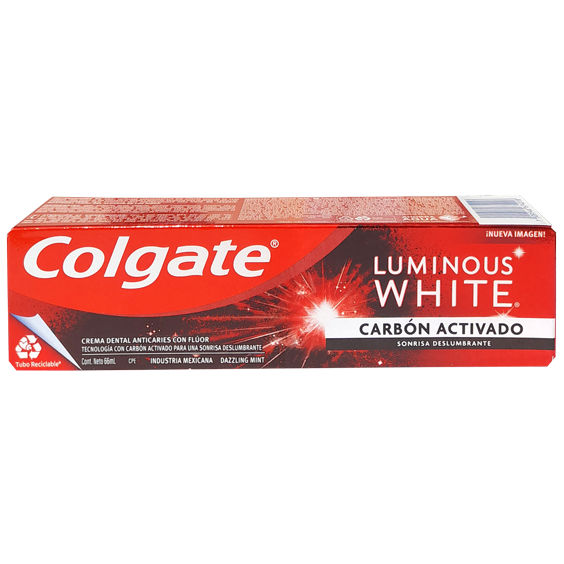 C D COLGATE LUMIN WHIT CARBO 66ML