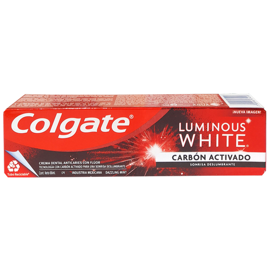 C D COLGATE LUMIN WHIT CARBO 66ML