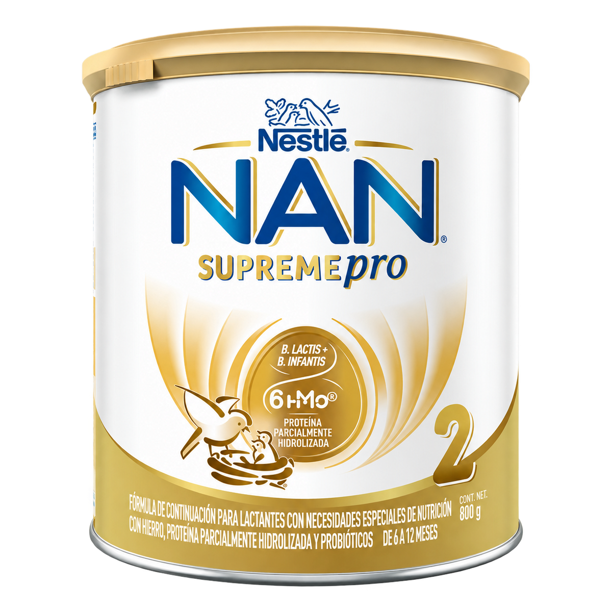 NAN 2 SUPREME PRO 800G — fondo transparente, formato 1:1