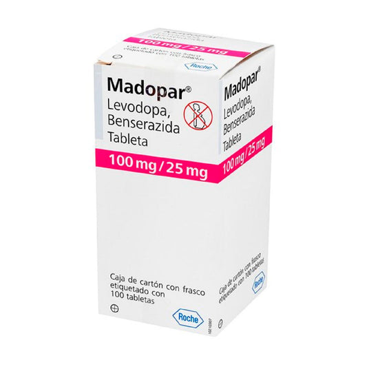 MADOPAR 125MG COMPR 100