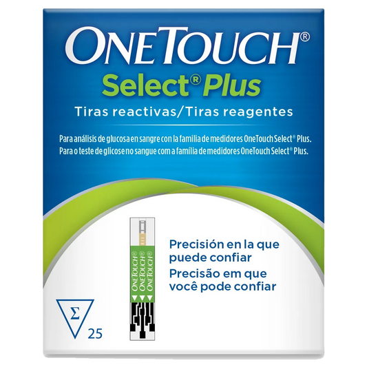 ONE TOUCH SELEC PLUS 25 TIRAS