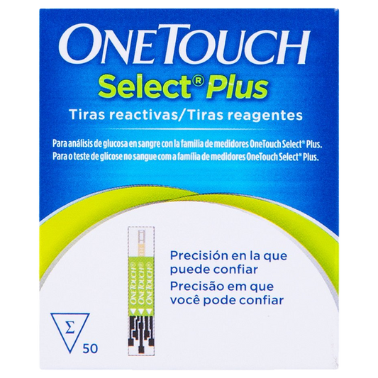 ONE TOUCH SELECT PLUS 50 TIRAS REACT