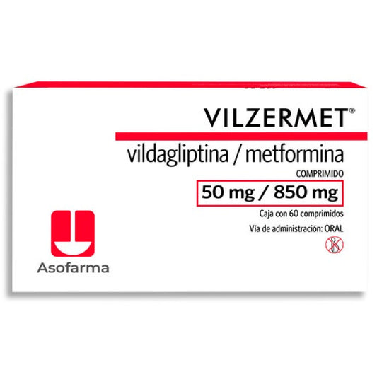 VILZERMET 50 850MG CPR C60