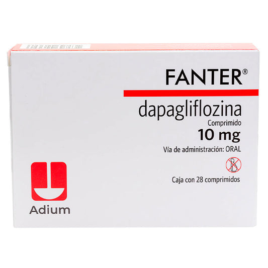 FANTER 10MG C28 COMP  DAPAGLIFLOZINA