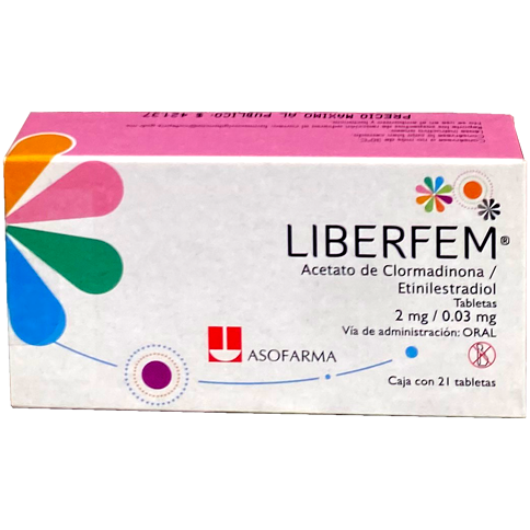 LIBERFEM 2MG 0 03MG TAB 21