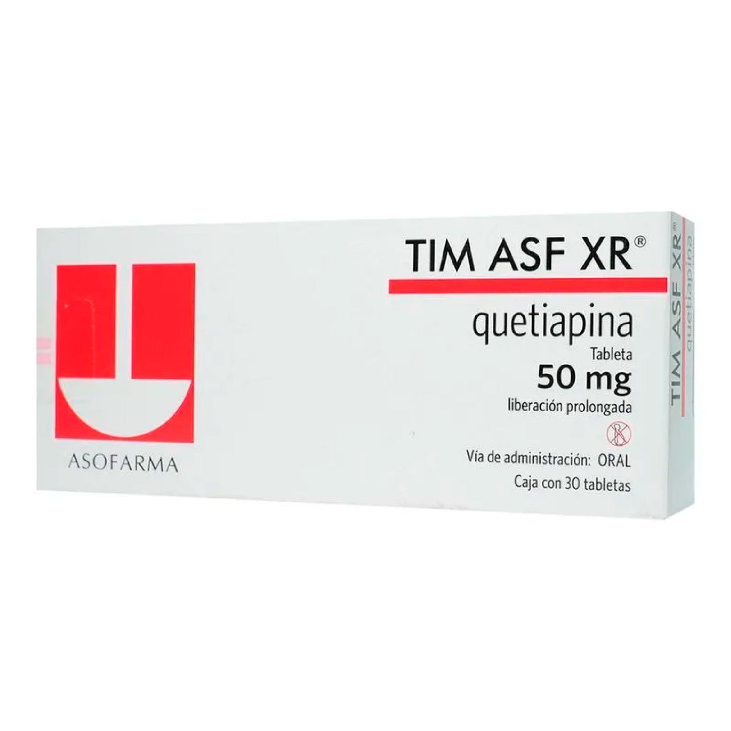 TIM ASF XR 50 MG TAB30
