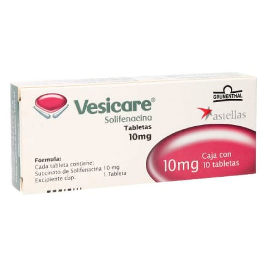 VESICARE 10 MG TAB RECUB 10