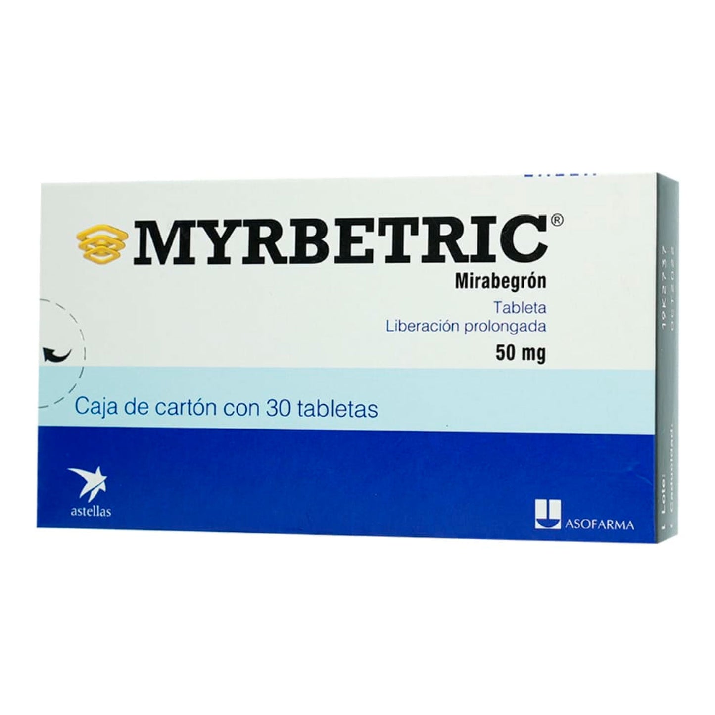 MYRBETRIC LP 50 MG TAB 30