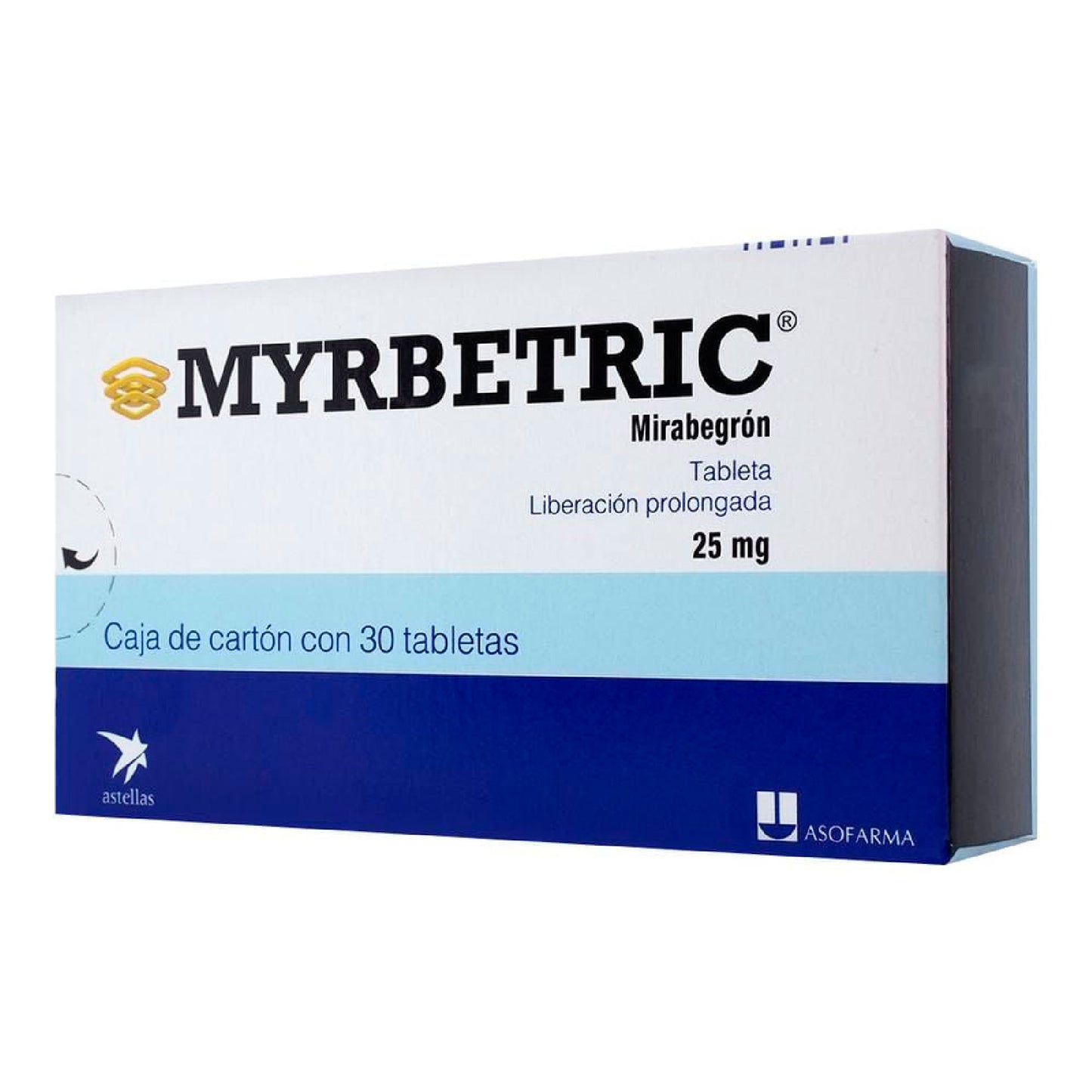MYRBETRIC LP 25 MG TAB 30