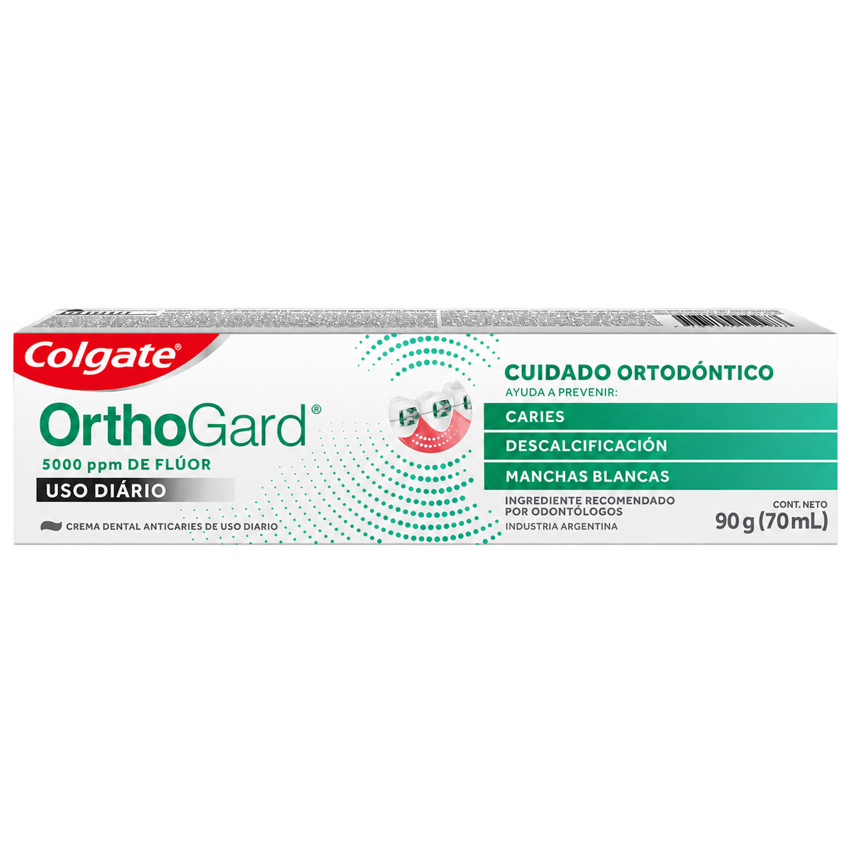 C D COLGATE ORTHOGARD U DIAR 70ML — fondo transparente, formato 1:1