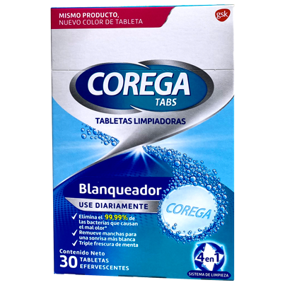 COREGA TAB EFERV 30 BLANC PROTESIS