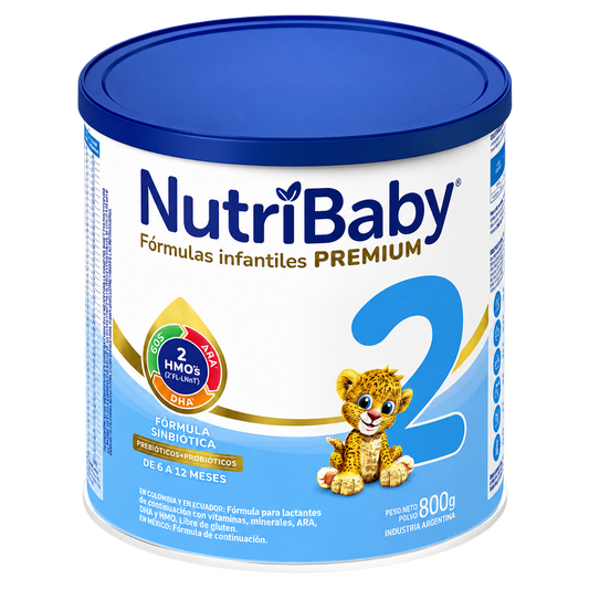 NUTRIBABY PREMIUM 2 DE 61 — fondo transparente, formato 1:1