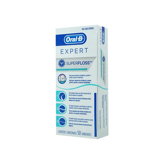 HILO DENT ORAL B SUPER FLOSS C 50