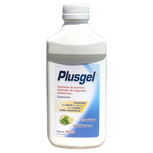 PLUS GEL SUSP 360 ML Aluminio  Dimeticona  Magnesio