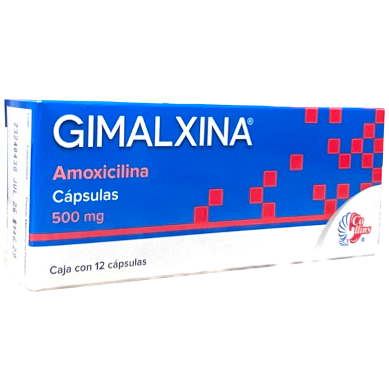 GIMALXINA 500 MG CAPS C 12 Amoxicilina