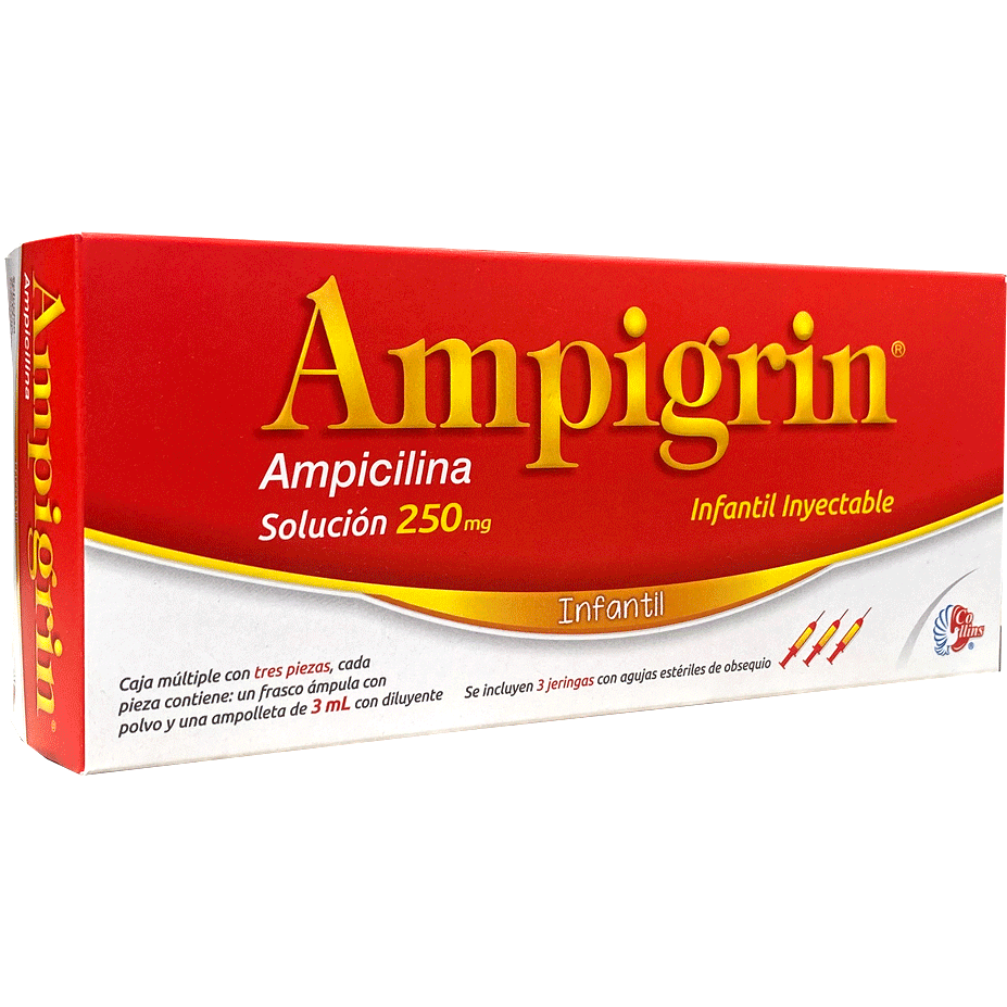 AMPICILINA CLORFE GUAIFEN METAMI AMPIGRIN F A C 3 INF