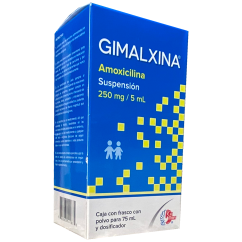 GIMALXINA Amoxicilina  SUSP 75ML 250MG 5ML
