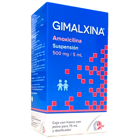 AMOXICILINA GIMALXINA SUSP75ML 500MG 5MLAN
